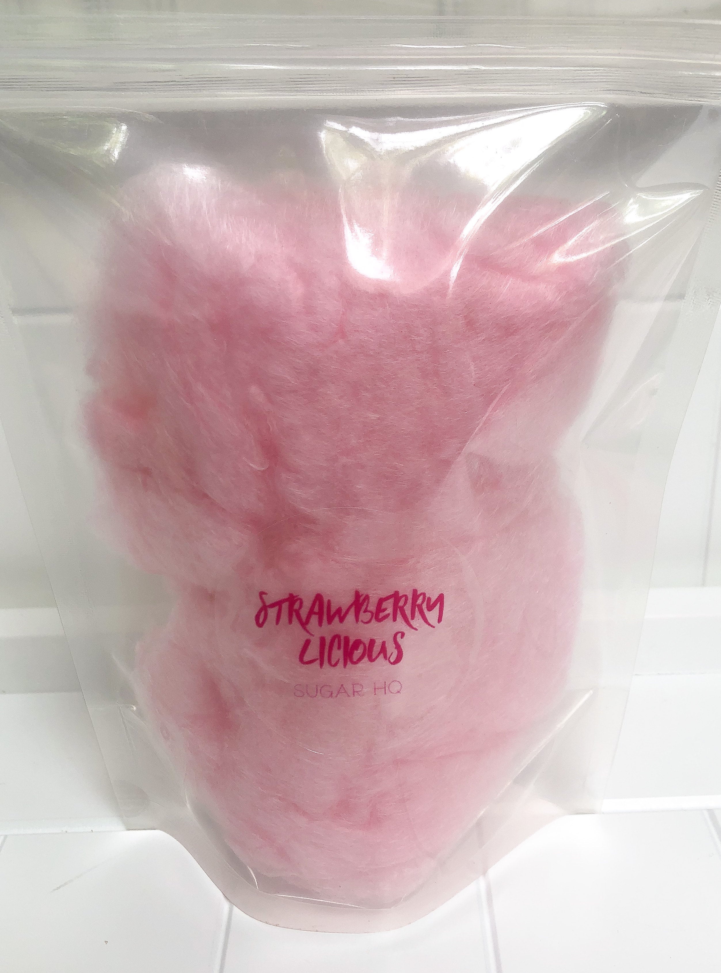 Medium Strawberry fairy floss bag Sugar HQ
